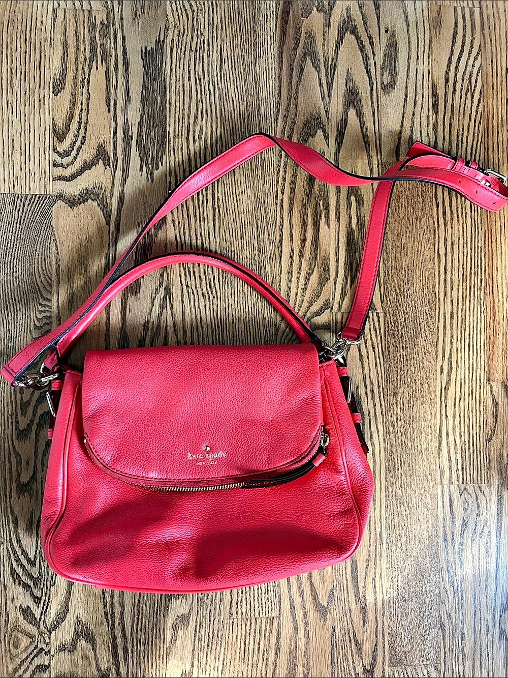 Kate Spade Run Around Large Flap Crossbody Pink